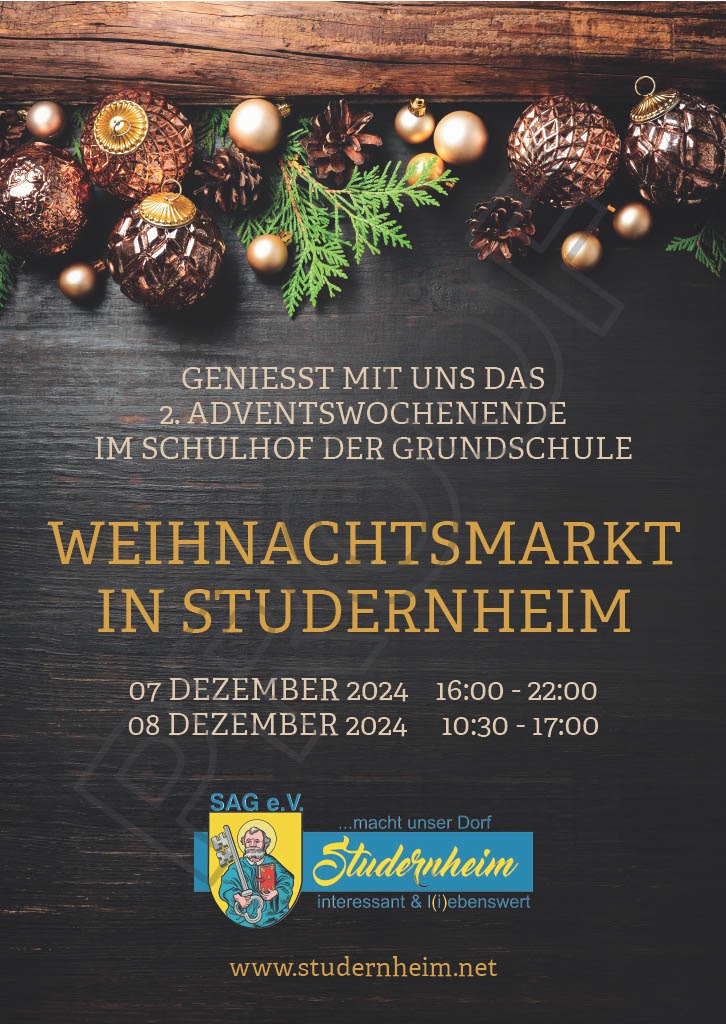 Erste Seite des Fyler zum Weihnachtsmarkt 2024